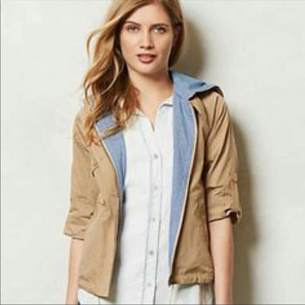 Anthropologie Isani Hooded Anorak Jacket